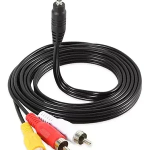 Cable 3x1 3.5mm A Rca Con Audio Y Video