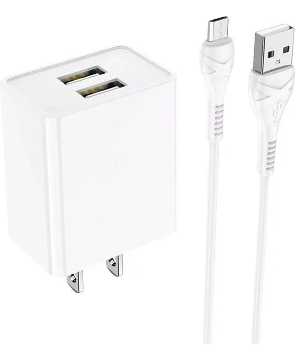 Cargador De Celular Y Tablet Micro Usb V8 Ontec De 3 Amperes Y 15w
