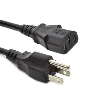 Cable De Poder Para Computador 110v Con Polo A Tierra
